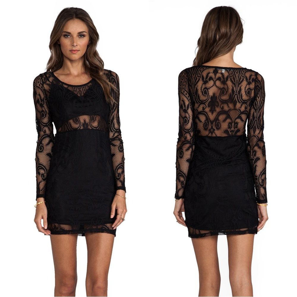 Lovers + Friends bad girl lace mini dress